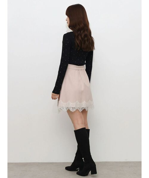 MERCURYDUO(マーキュリーデュオ)の「ホットフィックスボトルネックニット(ニット/セーター・レディース・イエロー/ピンク/ブラック・FREE)」の16枚目の写真