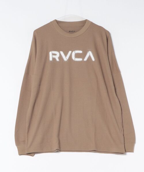 RVCA（ルーカ）の「RVCA メンズ DAY SHIFT WIDE STRIPE LT ロンT 【2026年秋冬モデル】（Tシャツ/カットソー・メンズ・ベージュ/ブラック/オフホワイト・X-LARGE/LARGE/MEDIUM/SMALL）」の3枚目の写真