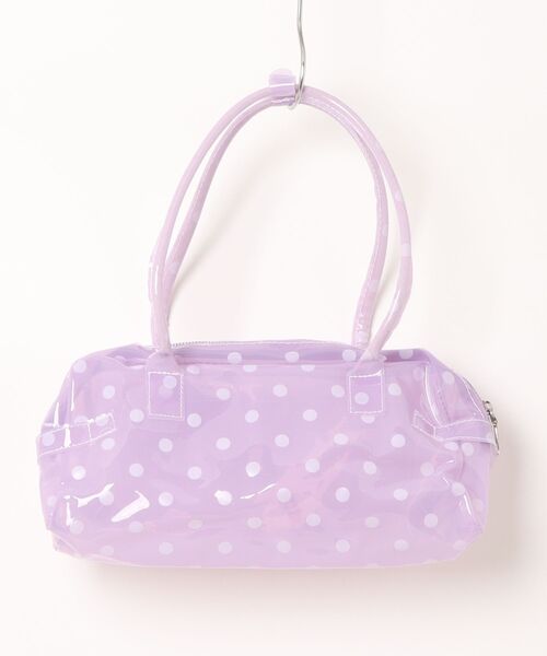 SPINNS(スピンズ)の「PVC ジェリーバッグ/JELLY BAG/ドット/2ベルト(ショルダーバッグ・レディース・パープル/ブルー・ONESIZE)」の9枚目の写真
