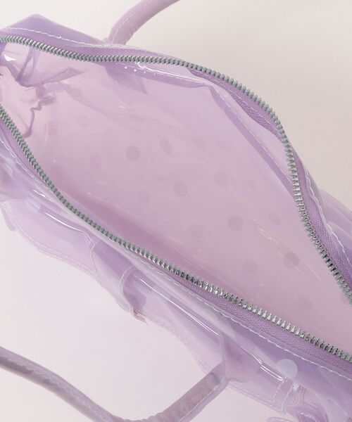 SPINNS(スピンズ)の「PVC ジェリーバッグ/JELLY BAG/ドット/2ベルト(ショルダーバッグ・レディース・パープル/ブルー・ONESIZE)」の11枚目の写真