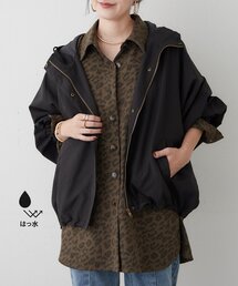 撥水加工付き！フード付袖ボリュームマンパ