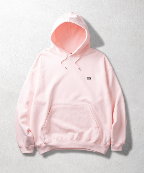 HUF(ハフ)の「huf eightynine FLEECE HOODIE(パーカー・メンズ・ブラック/アッシュグレー/オリーブ/ライトピンク・M/L/S/XXL/XL)」の4枚目の写真