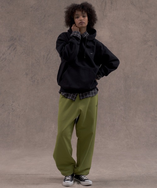 HUF(ハフ)の「huf eightynine FLEECE HOODIE(パーカー・メンズ・ブラック/アッシュグレー/オリーブ/ライトピンク・M/L/S/XXL/XL)」の18枚目の写真