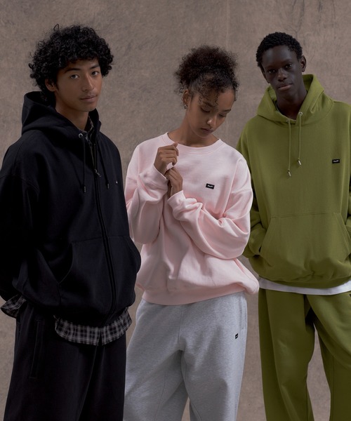 HUF(ハフ)の「huf eightynine FLEECE HOODIE(パーカー・メンズ・ブラック/アッシュグレー/オリーブ/ライトピンク・M/L/S/XXL/XL)」の17枚目の写真