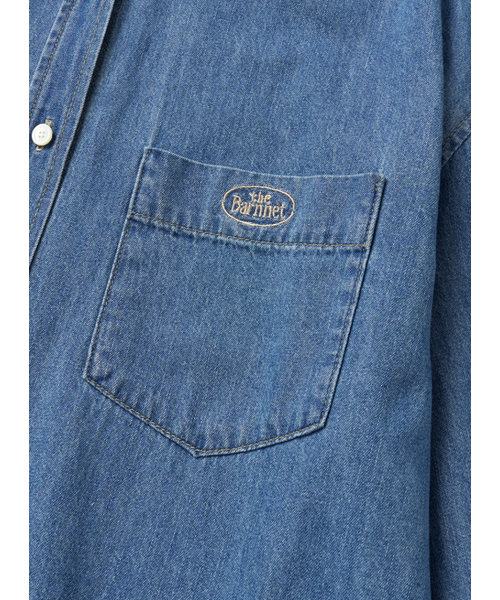 The Barnnet(ザバーネット)の「Grael オーバーサイズ ポケットデニムシャツ ブルー(シャツ/ブラウス・レディース・その他・SMALL/MEDIUM)」の4枚目の写真