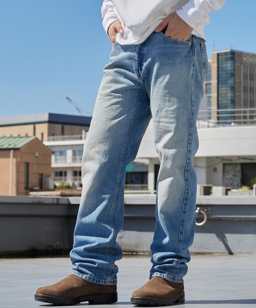Levi's(リーバイス)の「LEVI'S/リーバイス 505 REGULAR/レギュラーフィット デニムパンツ ボトムス シンプル キレイめ キレカジ アメカジ カジュアル ストリート メンズ レディース 2026秋冬 秋服 冬服(デニムパンツ・メンズ・ブルー・30inch/32inch/34inch/36inch)」の14枚目の写真