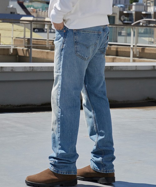 Levi's(リーバイス)の「LEVI'S/リーバイス 505 REGULAR/レギュラーフィット デニムパンツ ボトムス シンプル キレイめ キレカジ アメカジ カジュアル ストリート メンズ レディース 2026秋冬 秋服 冬服(デニムパンツ・メンズ・ブルー・30inch/32inch/34inch/36inch)」の16枚目の写真