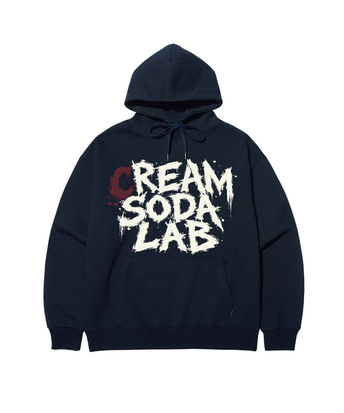 CREAM SODA LAB(クリームソーダラボ)の「インクスプラッシュフーディー(パーカー・レディース・ブラック/ネイビー/グレー/オートミール・MEDIUM/LARGE/X-LARGE)」の4枚目の写真