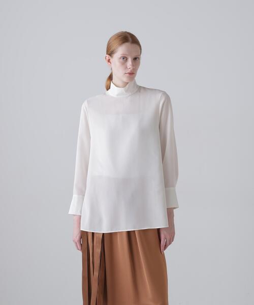 ADORE(アドーア)の「◆ドライタッチシアーブラウス(シャツ/ブラウス・レディース・ホワイト系その他・38)」の1枚目の写真