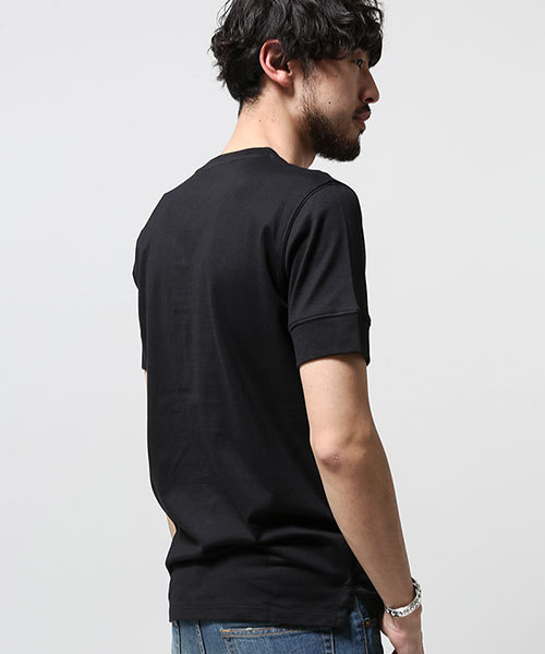 NANO universe（ナノユニバース）の「Anti Soaked (R)C/R ヘンリーT（Tシャツ/カットソー・メンズ・ホワイト/ネイビー/ブラック・MEDIUM/SMALL/LARGE/X-LARGE）」の10枚目の写真