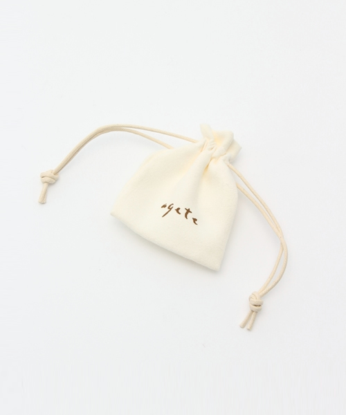 agete（アガット）の「SVフープピアス（ピアス（両耳用））」 - WEAR