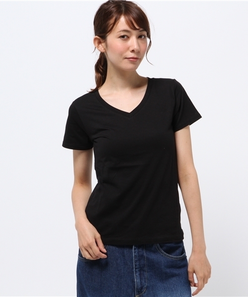 NATURAL BEAUTY BASIC（ナチュラルビューティーベーシック）の「CALIFORNIA COMPACT Tシャツ（Tシャツ/カットソー・レディース・ボルドー/ダークベージュ/ブラック/グレー/ホワイト・SMALL/MEDIUM）」の3枚目の写真