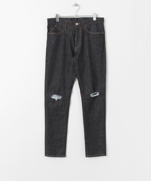 URBAN RESEARCH（アーバンリサーチ）の「URiD スキニーストレッチダメージデニム（デニムパンツ・メンズ・インディゴブルー/ブラック・SMALL/LARGE/MEDIUM）」の15枚目の写真