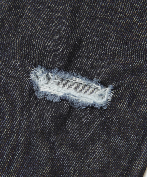 URBAN RESEARCH（アーバンリサーチ）の「URiD スキニーストレッチダメージデニム（デニムパンツ・メンズ・インディゴブルー/ブラック・SMALL/LARGE/MEDIUM）」の9枚目の写真