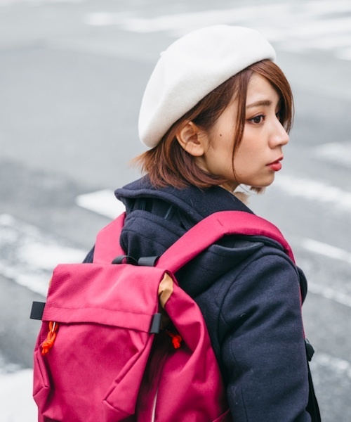 Bello(ベッロ)の「【Bello】MULTI COLOR WOOL BERET(ハンチング/ベレー帽)」|ホワイト