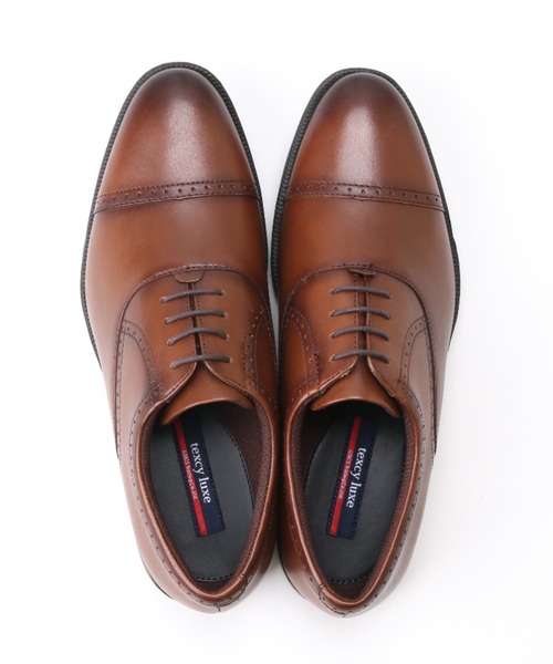 texcy luxe（テクシーリュクス）の「texcy luxe[テクシーリュクス]/ビジネスシューズ　トラッドストレートチップ　ＴＵ－７７７４（ドレスシューズ・メンズ・ブラック/ブラウン・25.5cm/25.0cm/26.0cm/24.5cm/27.5cm/26.5cm/27.0cm/28.0cm）」の7枚目の写真