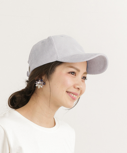 URBAN RESEARCH Sonny Label（アーバンリサーチサニーレーベル）の「サマーコーデュロイキャップ（キャップ・レディース・グレー/ネイビー/ベージュ/ライトピンク・ONE）」の2枚目の写真