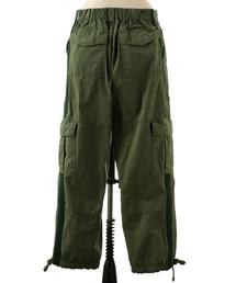 ドゥロワー Drawer パンツ 水色 ツイルバックポケットカーゴパンツ Drawer ドゥロワー 日本製 コットンツイルベイカーパンツ 6514