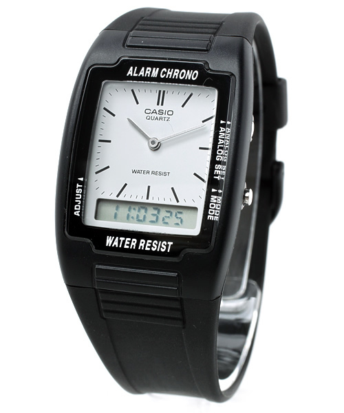 alcali(アルカリ)の「CASIO / 腕時計 <Ana-Digi> ≪サイト限定≫(アナログ腕時計・メンズ・ホワイト/ブラック/ゴールド・FREE)」の2枚目の写真