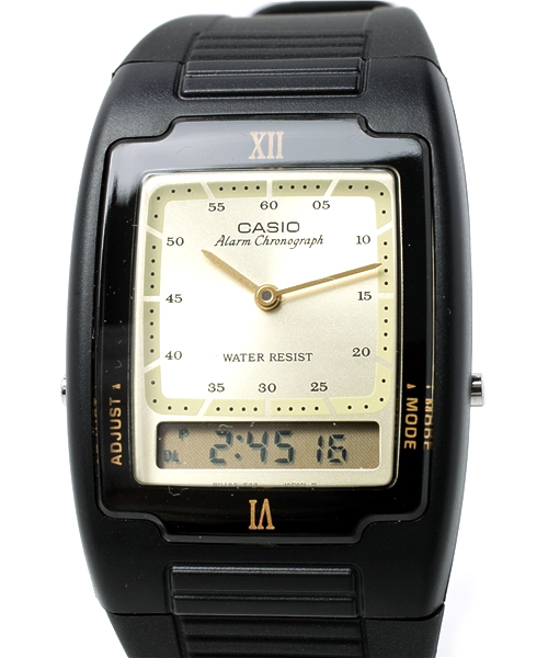alcali(アルカリ)の「CASIO / 腕時計 <Ana-Digi> ≪サイト限定≫(アナログ腕時計・メンズ・ホワイト/ブラック/ゴールド・FREE)」の8枚目の写真