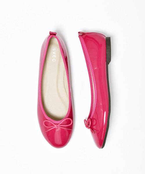 SVEC（シュベック）の「バレエシューズ ballet shoes / リボンパンプス（バレエシューズ・レディース・レッド系その他2/アニマル/レッド系その他/ブラック系その他/ベージュ系その他/レッド/アイボリー/ブラック/ブラック系その他2/ブルー系その他2/グレー/イエロー系その他2/ピンク系その他/ブルー系その他/ネイビー/ワイン/シルバー/ゴールド/ブラウン/レオパード/ブラック系その他3/ブラック系その他4/ゴールド系その他/ブラウン系その他2/ブラック系その他5/チョコ/グリーン/ホワイト・38/39/35/36/37/40）」の20枚目の写真