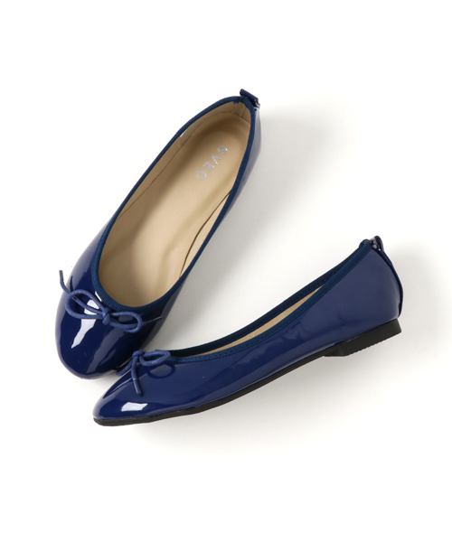 SVEC（シュベック）の「バレエシューズ ballet shoes / リボンパンプス（バレエシューズ・レディース・レッド系その他2/アニマル/レッド系その他/ブラック系その他/ベージュ系その他/レッド/アイボリー/ブラック/ブラック系その他2/ブルー系その他2/グレー/イエロー系その他2/ピンク系その他/ブルー系その他/ネイビー/ワイン/シルバー/ゴールド/ブラウン/レオパード/ブラック系その他3/ブラック系その他4/ゴールド系その他/ブラウン系その他2/ブラック系その他5/チョコ/グリーン/ホワイト・38/39/35/36/37/40）」の17枚目の写真