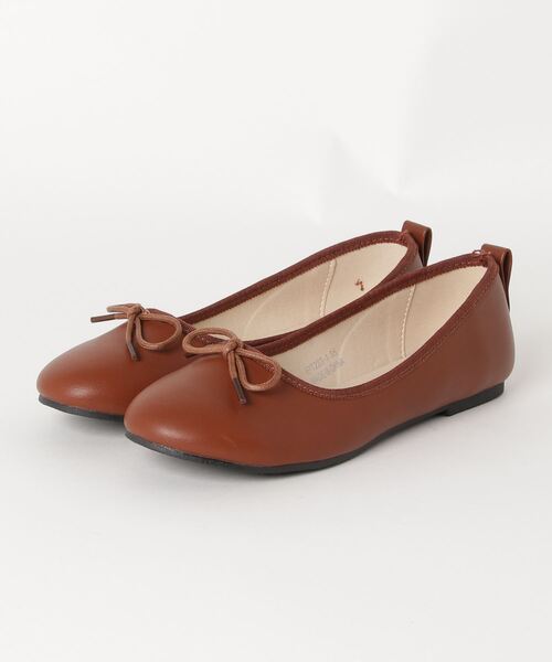 SVEC(シュベック)の「バレエシューズ SVEC / シュベック ballet shoes(バレエシューズ)」|ブラウン