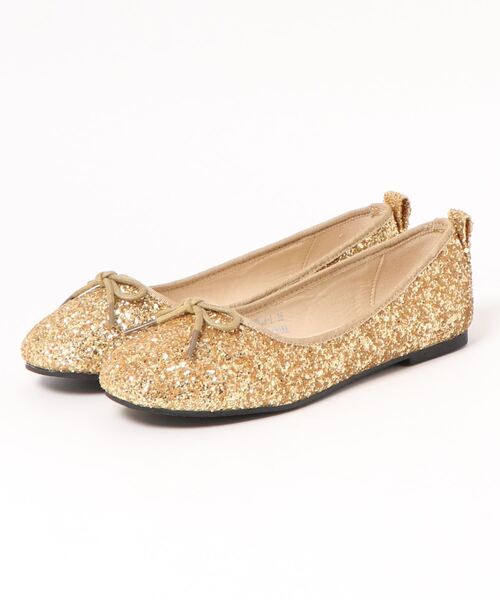 SVEC(シュベック)の「バレエシューズ SVEC / シュベック ballet shoes(バレエシューズ)」|ゴールド系その他