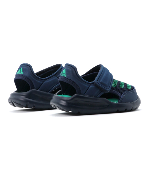 adidas（アディダス）の「キッズadidasアディダス baby fortaswim i ベイビーフォルタスイムＩ BA9375 17SP NAVY/GREEN/NAVY（サンダル・キッズ・ブルー系その他・12/14/13/16/15 ）」の4枚目の写真