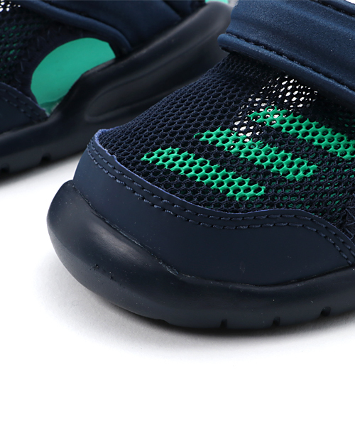 adidas（アディダス）の「キッズadidasアディダス baby fortaswim i ベイビーフォルタスイムＩ BA9375 17SP NAVY/GREEN/NAVY（サンダル・キッズ・ブルー系その他・12/14/13/16/15 ）」の5枚目の写真