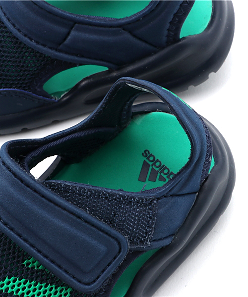 adidas（アディダス）の「キッズadidasアディダス baby fortaswim i ベイビーフォルタスイムＩ BA9375 17SP NAVY/GREEN/NAVY（サンダル・キッズ・ブルー系その他・12/14/13/16/15 ）」の6枚目の写真