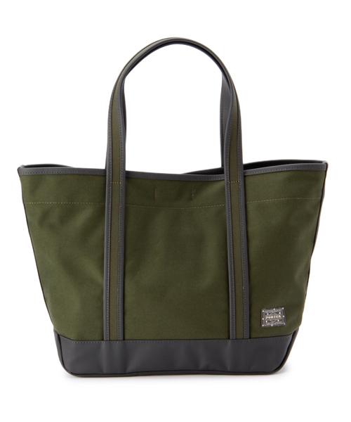 PORTER（ポーター）の「PORTER GIRL BOYFRIEND TOTE MEDIUM <B印 YOSHIDA SELECT>（トートバッグ・レディース・カーキ/ワイン/イエロー/オレンジ/グリーン系その他/レッド/ネイビー・ONE SIZE）」の2枚目の写真