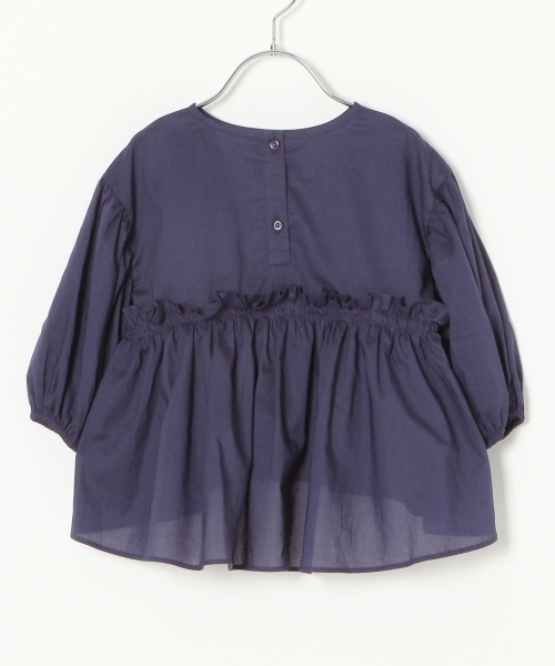 GLOBAL WORK（グローバルワーク）の「【キッズ】フハクギャザーキリカエ7分袖/762091（シャツ/ブラウス・キッズ・ピンク/ネイビー・SMALL/LARGE/MEDIUM/X-LARGE/XX-LARGE）」の7枚目の写真