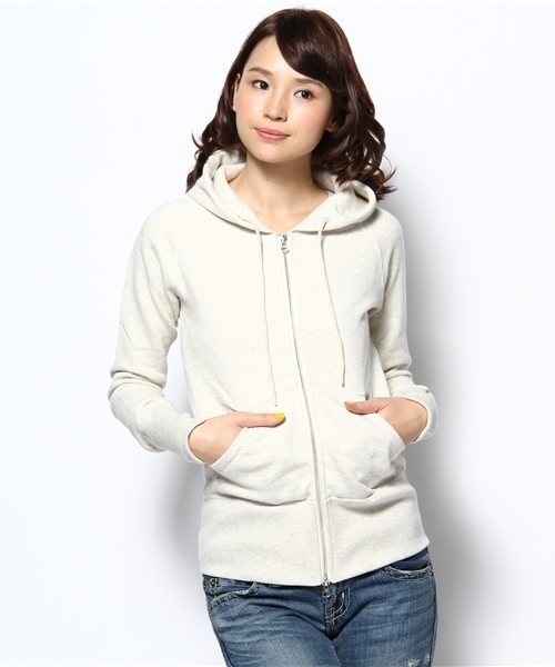 green label relaxing(グリーンレーベルリラクシング)の「GC Cウラキモウ パーカー(パーカー・レディース・グレー/ナチュラル・38/40)」の1枚目の写真