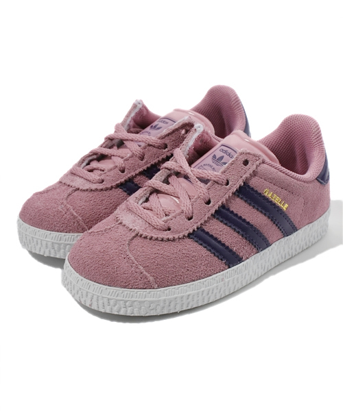adidas(アディダス)の「adidas GAZELLE 2 アディダス ガゼル ガッツレー キッズ(スニーカー・キッズ・ピンク/ネイビー・12cm/13cm/14cm/15cm/16cm)」の2枚目の写真