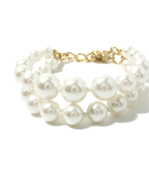 BEAUTY&YOUTH UNITED ARROWS（ビューティーアンドユースユナイテッドアローズ）の「BY PAL2連ブレス◆（ブレスレット・レディース・ゴールド・フリー）」の2枚目の写真