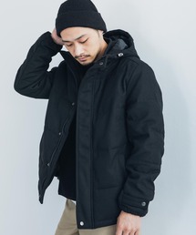 Rocky Monroe（ロッキーモンロー）の「ウール混メルトン ボリュームネック フードダウンジャケット（ダウンジャケット/コート）」