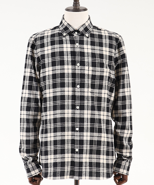 felkod(フィルコッド)の「ms3354-Vintage Like Button Down Check Shirts(シャツ/ブラウス・メンズ・ブラック/レッド/ブルー・L/M/S)」の13枚目の写真