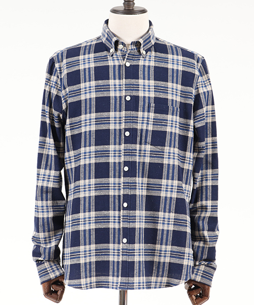 felkod(フィルコッド)の「ms3354-Vintage Like Button Down Check Shirts(シャツ/ブラウス・メンズ・ブラック/レッド/ブルー・L/M/S)」の9枚目の写真