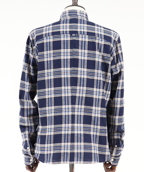 felkod(フィルコッド)の「ms3354-Vintage Like Button Down Check Shirts(シャツ/ブラウス・メンズ・ブラック/レッド/ブルー・L/M/S)」の5枚目の写真