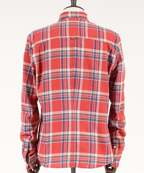 felkod(フィルコッド)の「ms3354-Vintage Like Button Down Check Shirts(シャツ/ブラウス・メンズ・ブラック/レッド/ブルー・L/M/S)」の20枚目の写真
