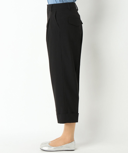 LBC(エルビーシー)の「裾ダブルタックパンツ(その他パンツ・レディース・ブラック/ブルー・MEDIUM/LARGE)」の8枚目の写真