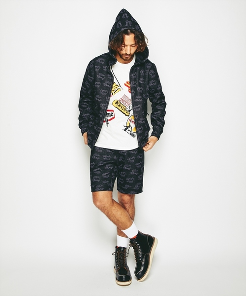 HYSTERIC GLAMOUR（ヒステリックグラマー）の「VINYL JUNKIE総柄スウェットパンツ（その他パンツ・メンズ・ブラック系その他/グレー系その他/ホワイト系その他・MEDIUM/SMALL）」の9枚目の写真