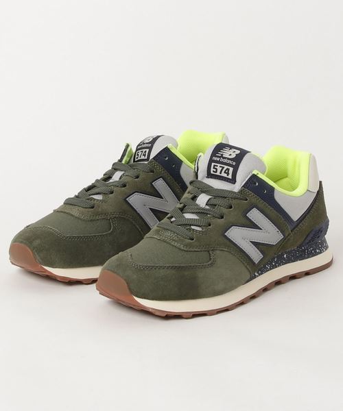 New Balance ニューバランス の 18fw スウェード 綿キャンバス New Balance 574 スニーカー Wear