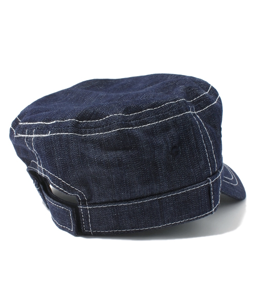 NANO universe（ナノユニバース）の「Lee（リー） / デニムワークCAP（キャップ・キッズ・インディゴブルー/その他1・50/54）」の4枚目の写真