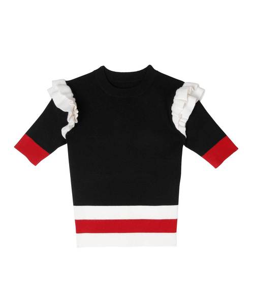 エイミー フリルニットTOPS EIMY ISTOIRE（エイミーイストワール）の「フリルニットTOPS（ニット