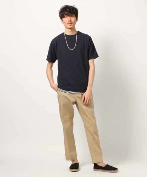 GLOBAL WORK（グローバルワーク）の「カットブークレレイヤードＴ/790287（Tシャツ/カットソー・メンズ・ホワイト/ライトブルー/ベージュ/ネイビー/オレンジ/グリーン系その他3/レッド系その他2・LARGE/MEDIUM/SMALL/X-LARGE）」の12枚目の写真