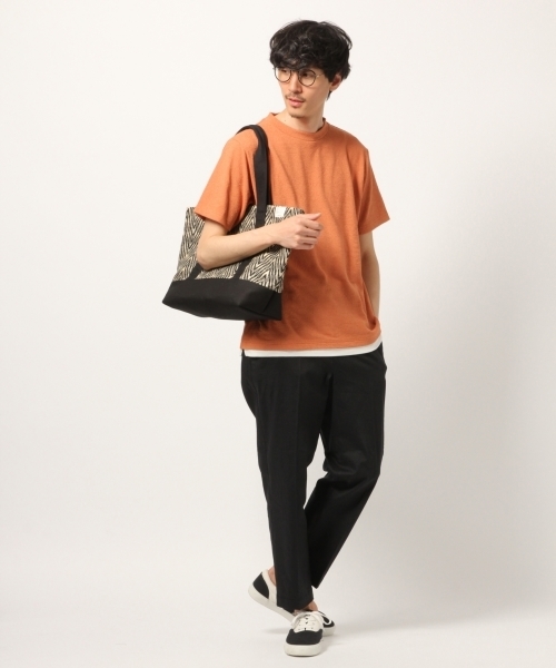 GLOBAL WORK（グローバルワーク）の「カットブークレレイヤードＴ/790287（Tシャツ/カットソー・メンズ・ホワイト/ライトブルー/ベージュ/ネイビー/オレンジ/グリーン系その他3/レッド系その他2・LARGE/MEDIUM/SMALL/X-LARGE）」の18枚目の写真