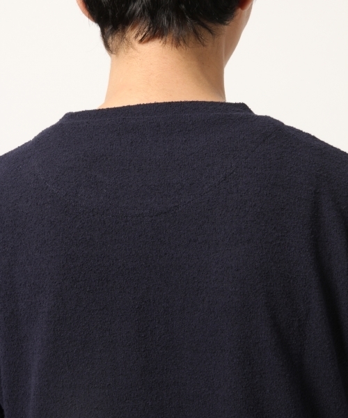 GLOBAL WORK（グローバルワーク）の「カットブークレレイヤードＴ/790287（Tシャツ/カットソー・メンズ・ホワイト/ライトブルー/ベージュ/ネイビー/オレンジ/グリーン系その他3/レッド系その他2・LARGE/MEDIUM/SMALL/X-LARGE）」の9枚目の写真