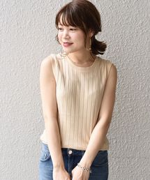 SHIPS | リブノースリーブTee(タンクトップ)